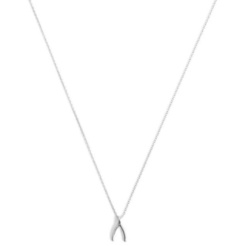 Wishbone Chic Layering Necklace Rhinestone Set - Picture 5 of 9